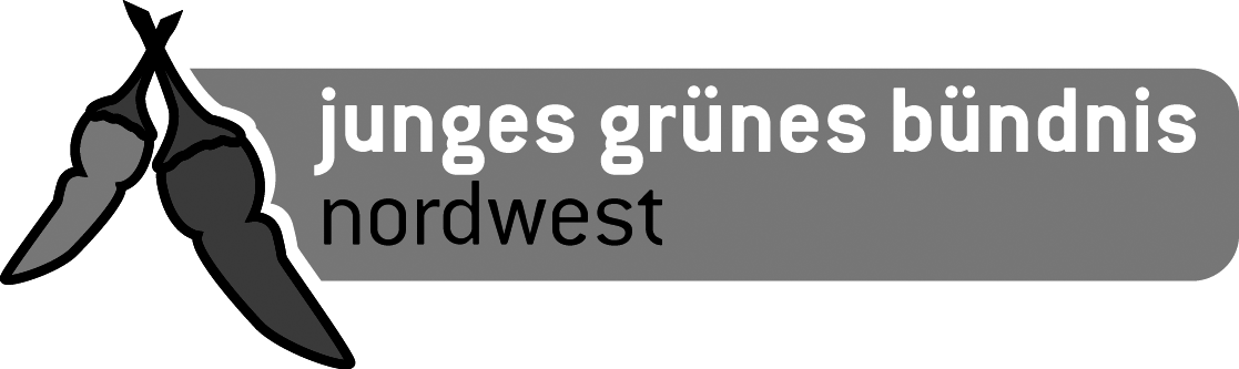 Logo: jgb, junges grünes Bündnis Nordwestschweiz